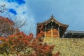 Kiyomizu-dera temple is aÃÂ zenÃÂ buddhist templeÃÂ in autum season and one of the most popular buildings inÃÂ Kyoto Japan Royalty Free Stock Photo